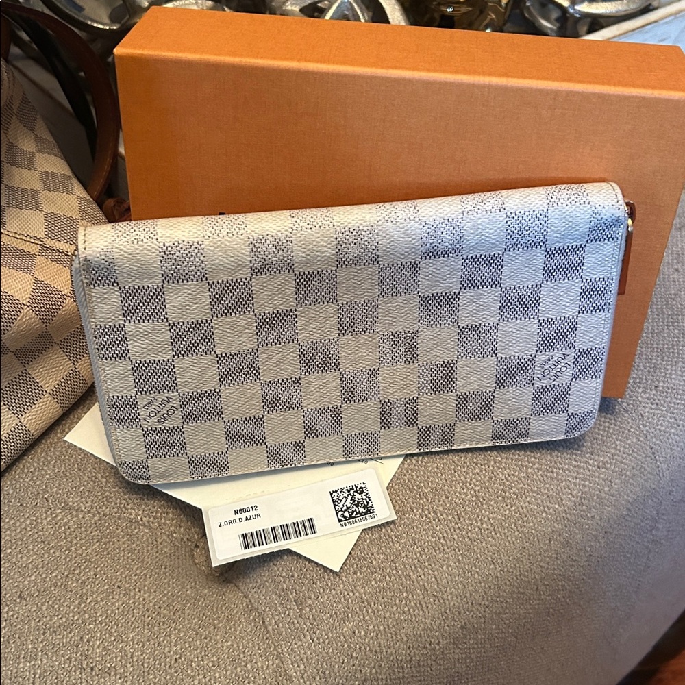 Louis Vuitton Damier Azur Canvas Sperone Backpack & Damier Azur Organizer - Picture 13 of 17